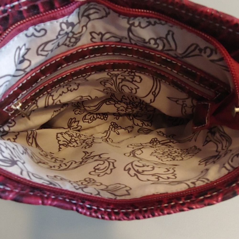 Western Cow Print Concealed Guns Rhinestone Purse - Picture 6 of 8
